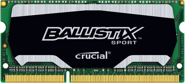 Crucial Ballistix Sport 4GB DDR3 1600 SO-DIMM_763757689