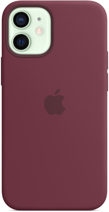 Apple silikonový kryt s MagSafe pro iPhone 12 mini, vínová_1337588166