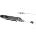 PowerCube POWERBAR USB, 2 zásuvka, šedá