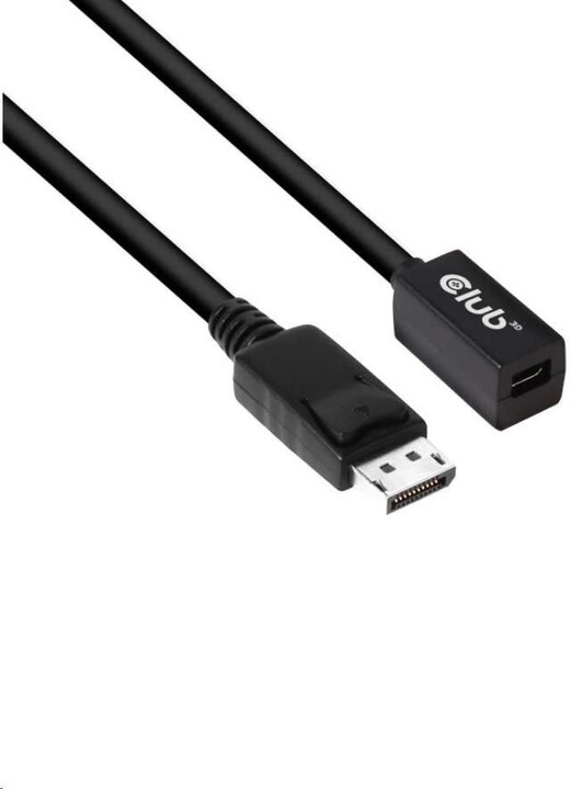 Club3D Kabel Mini DisplayPort 1.4 na DisplayPort 8K 60Hz DSC 1.2 HBR3 HDR Bidirectional (F/M), 1m_1583061893