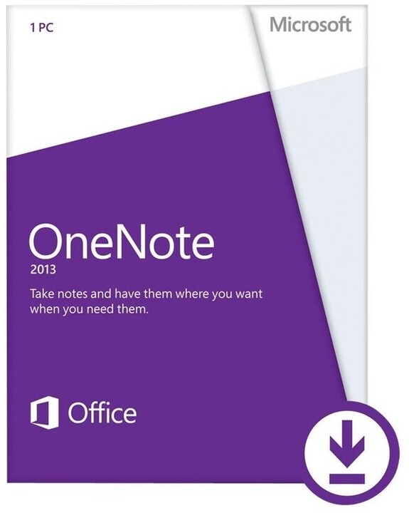 Microsoft OneNote 2013 ENG, nekomerční- elektronicky_1201155612