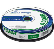 MediaRange DVD-RW 4,7GB 4x, Spindle 10ks