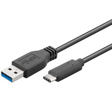 PremiumCord Kabel USB 3.1 konektor C/male - USB 3.0 A/male, černý, 3m_611205932