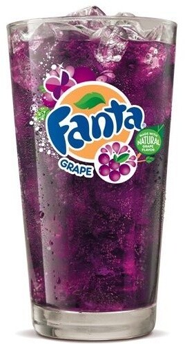 Fanta Grape, limonáda, hrozen, 355 ml