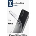 Cellularline extratenký zadní kryt Fine pro Apple iPhone 12/12 Pro, transparentní_1520957739