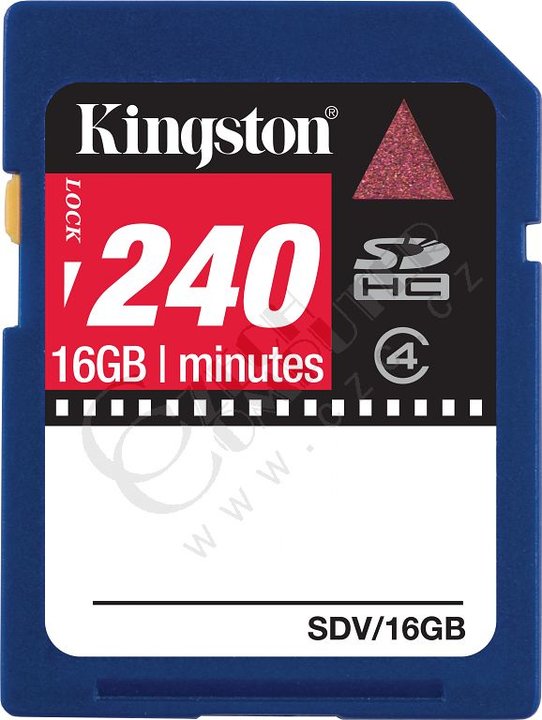 Kingston Secure Digital SDHC Video (class 4) 16GB_890853759