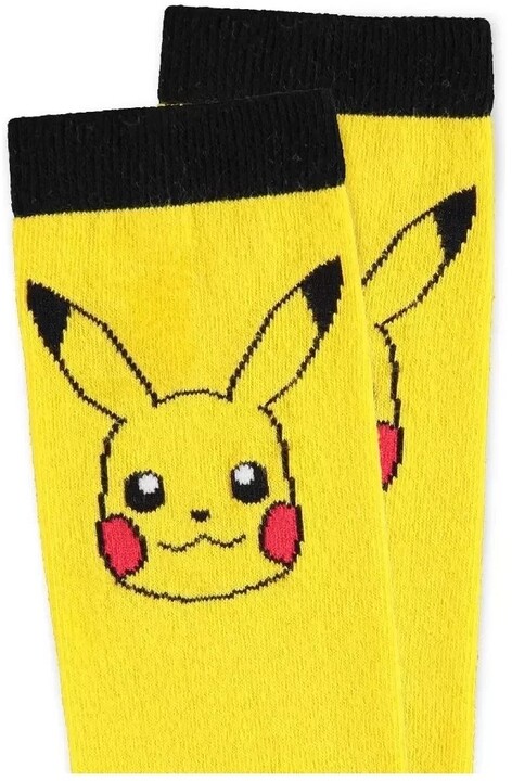 Ponožky Pokémon - Pikachu, dámské podkolenky (39/42)_816060830