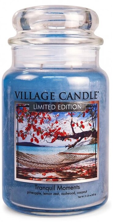 Svíčka vonná Village Candle, poklidné chvíle, velká, 600 g_336829937