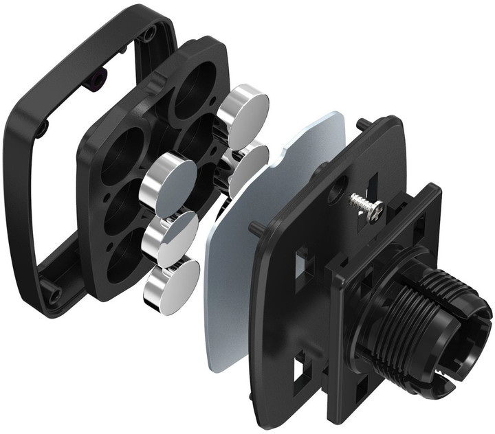 CONNECT IT InCarz 6Strong360 univerzální magnetický držák do auta, 6 magnetů, černá_1862059724