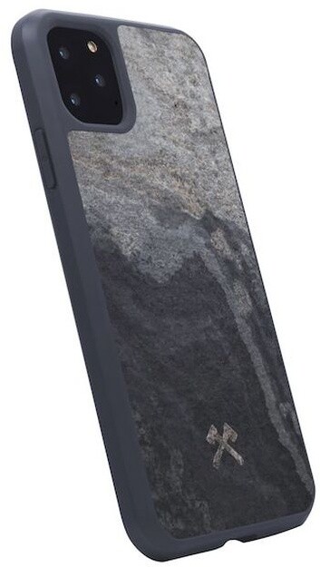 Woodcessories ochranný kryt TPU Bumper Stone pro iPhone 11 Pro Max, šedá_801908826