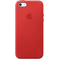 Apple iPhone SE Leather Case, červená