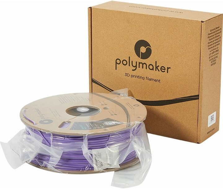 Polymaker tisková struna (filament), PolyLite PLA, 1,75mm, 1kg, fialová_192370950