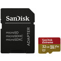 SanDisk Micro SDHC Extreme 32GB 90MB/s UHS-I U3 V30 pro Android + SD adaptér_2010069400