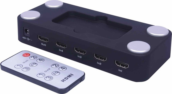 PremiumCord HDMI matrix switch 4:2_1467514575