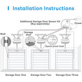 Meross Smart Wi-Fi Ovládání otevírání garážových vrat-podpora až 3 garážových vrat_1003603526