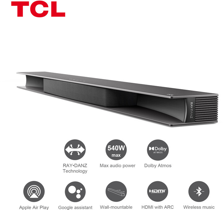 TCL TS9030 Ray danz, 3.1, černá