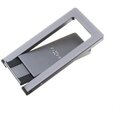 FIXED hliníkový stojánek na stůl pro mobilní telefony Frame Pocket, šedá_1860733180
