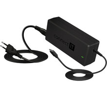CONNECT IT univerzální notebookový adaptér MacPower USB-C, PD 65 W CNP-1640-BK