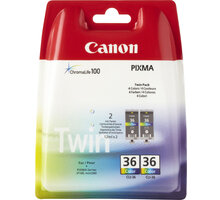 Canon CLI-36 color 2pack, barevná 1511B018