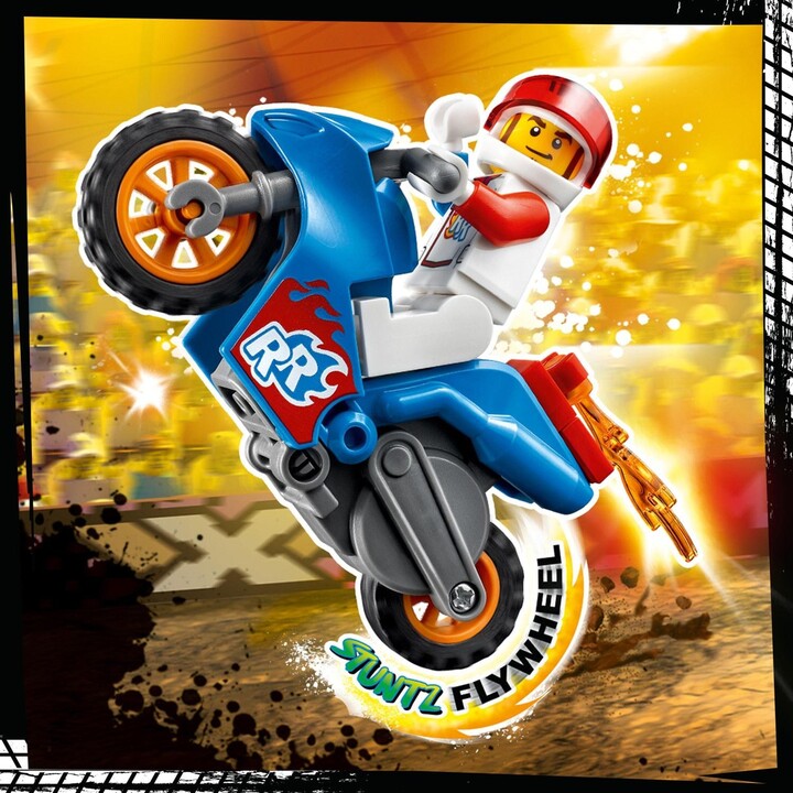 LEGO® City 60298 Kaskadérská motorka s raketovým pohonem_738950624