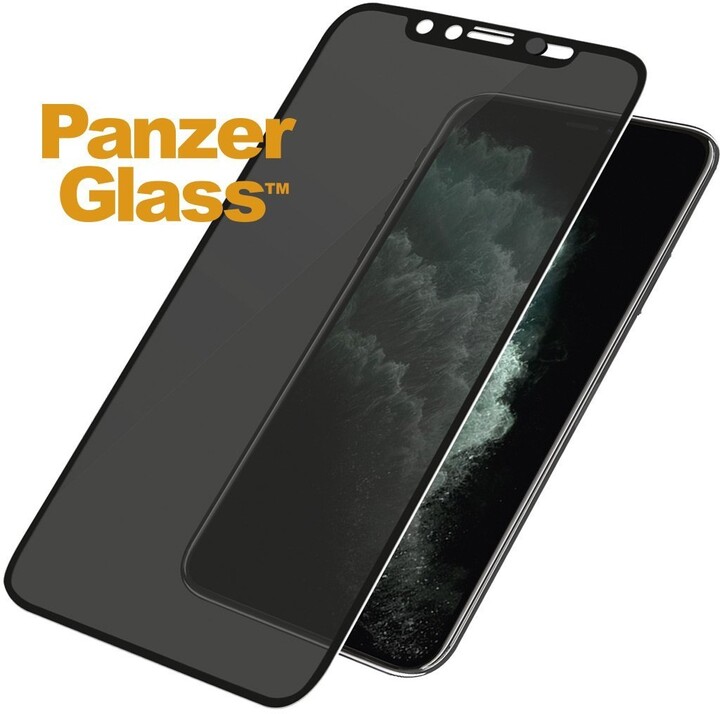 PanzerGlass Edge-to-Edge Privacy pro Apple iPhone Xs Max/11 Pro Max s CamSlider , černé_1819306208