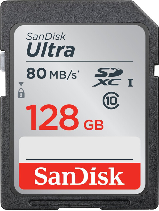 SanDisk SDXC Ultra 128GB 80MB/s UHS-I_140127036