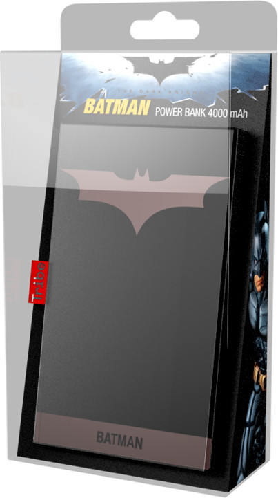Tribe DC Movie Batman 4000mAh Power Bank - Černá_1618464148