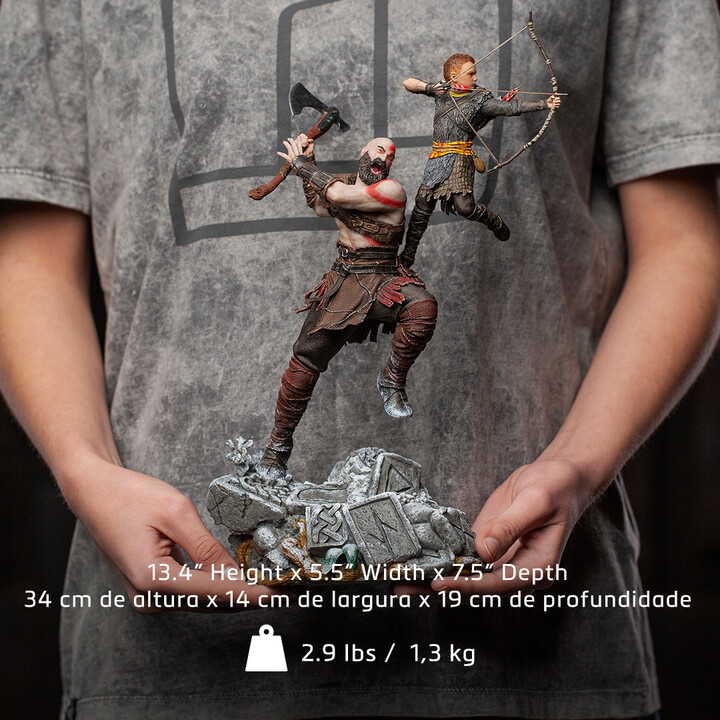 Figurka Iron Studios God of War - Kratos and Atreus BDS Art Scale 1/10_1529997131