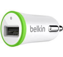 Belkin USB micro nabíječka MobiosCar do autozásuvky 1x1A, bílá_2011998409