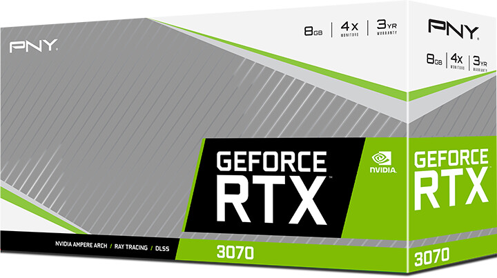 PNY GeForce RTX 3070 8GB UPRISING Dual Fan Edition, LHR, 8GB GDDR6_12743391