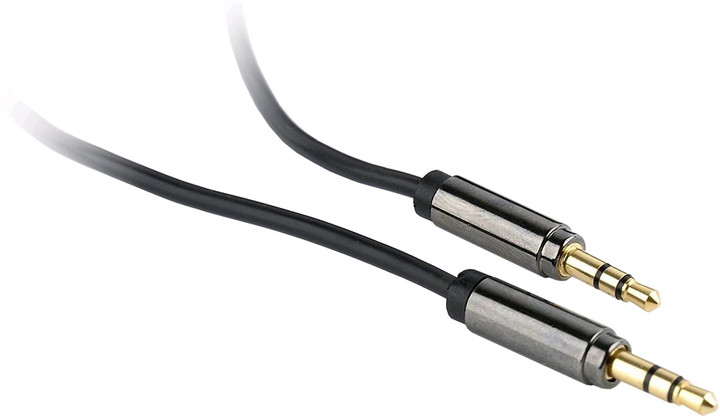 Gembird CABLEXPERT kabel propojovací jack 3,5mm M/M, PREMIUM QUALITY, 1,8m, pozlacený_1151060056