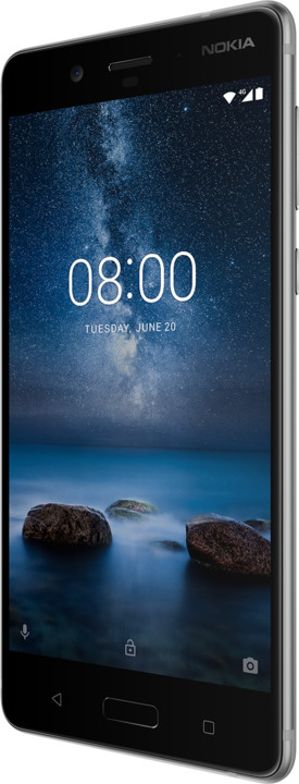 Nokia 8, Dual sim, stříbrná_1529707762