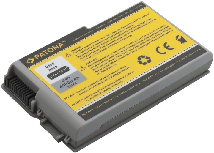 Patona baterie pro Dell, LATITUDE D500/D600 4400mAh Li-Ion 10,8V_25923811