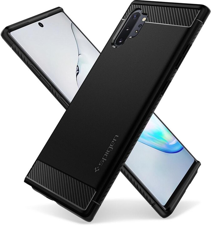 Spigen Rugged Armor ochranný kryt pro Samsung Galaxy Note10+, černá_1722033313