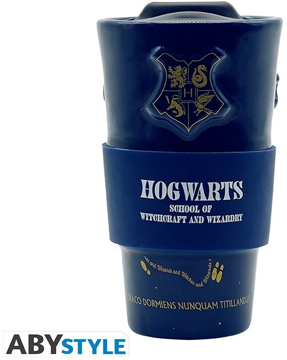 Hrnek Harry Potter - Hogwarts, cestovní, 450ml_383538465
