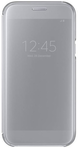 Samsung Galaxy A5 2017 (SM-A520C), flipové pouzdro, Clear View, stříbrné_35311169