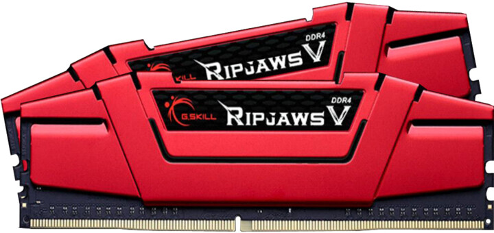G.SKill Ripjaws V 16GB (2x8GB) DDR4 3200 CL15, červená_796455029