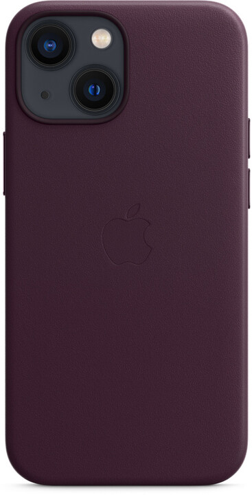 Apple kožený kryt s MagSafe pro iPhone 13 mini, tmavě višňová_1680796147