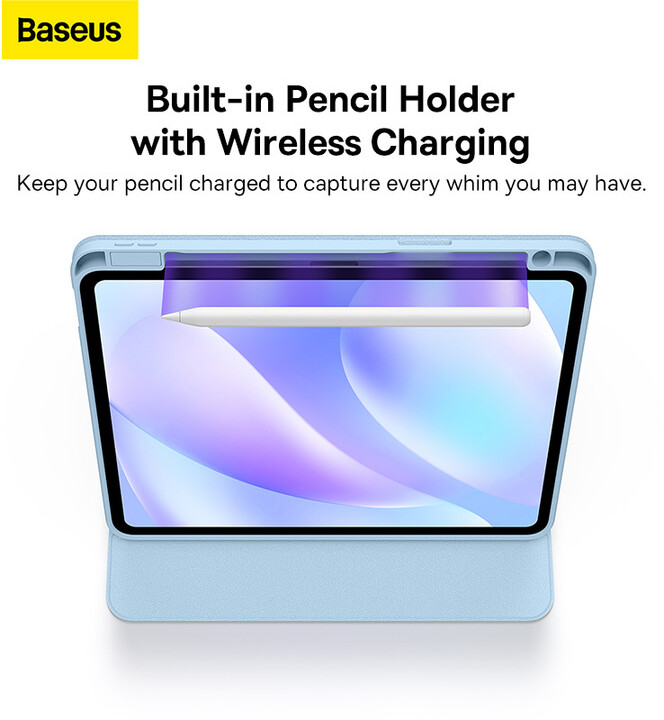 Baseus magnetický ochranný kryt Minimalist Series pro Apple iPad 10.9&quot; 2022, fialová_963546968