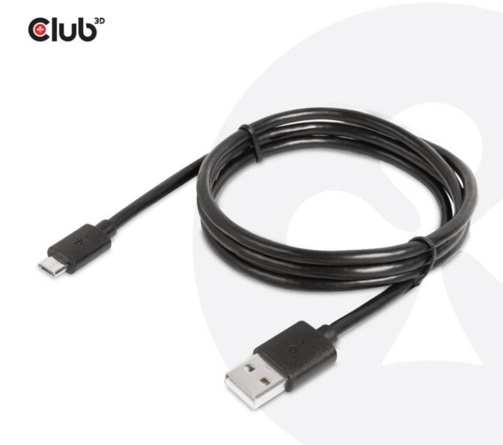 Club3D datový kabel USB 3.2 Gen1 Type-A - micro USB, M/M, 1m_1529642903