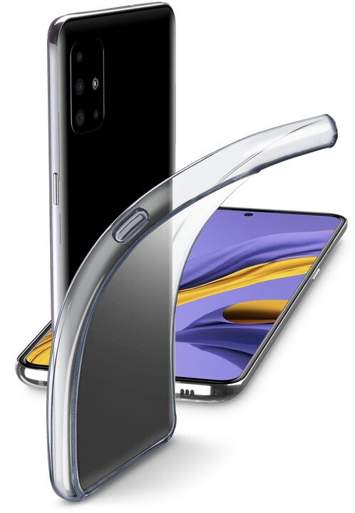 Cellularline extratenký zadní kryt Fine pro Samsung Galaxy A51, čirá_1158774917
