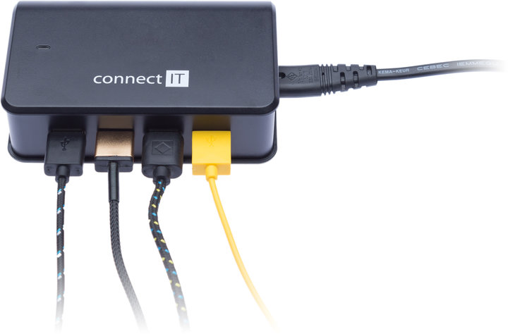 CONNECT IT 4x USB nabíječka 6,2 A (2x 2,1 A + 2x 1 A)_112655637