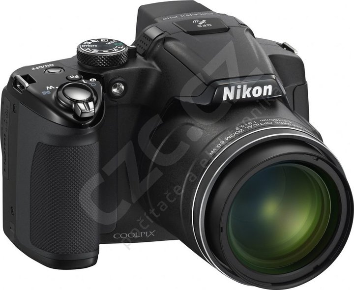 Nikon Coolpix P510 + Nikkor 42X Wide Optical Zoom ED VR 4,3-180