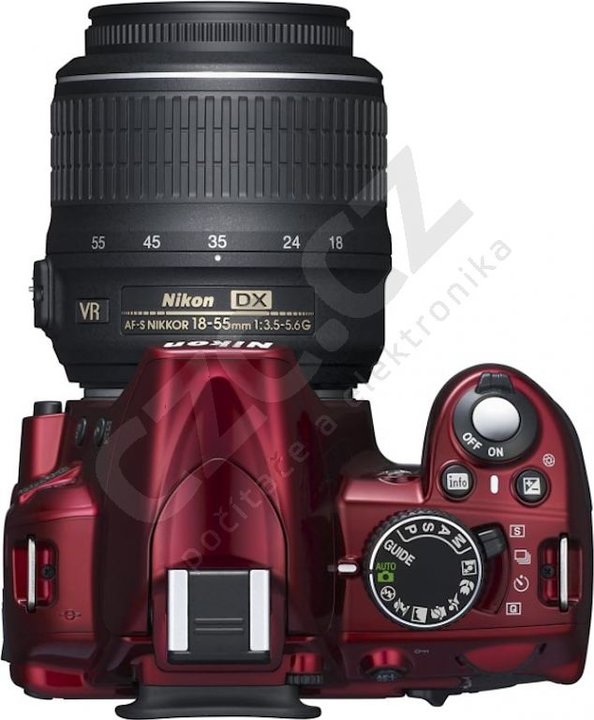 Nikon D3100 RED + objektivy 18-55 AF-S DX VR a 55-200 AF-S VR_398643538