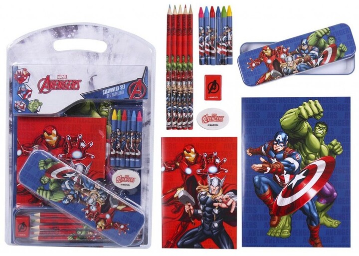 Školní set Marvel Comics: Avengers, 7 předmětů_2057828250