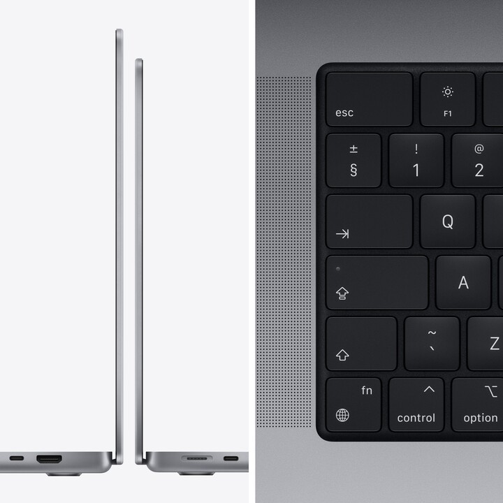 Apple MacBook Pro 14, M1 Pro 10-core, 32GB, 4TB, 16-core GPU, vesmírně šedá (CZ)