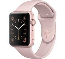 Apple Watch 42mm Rose Gold Aluminium Case with Pink Sand Sport Band_159405146