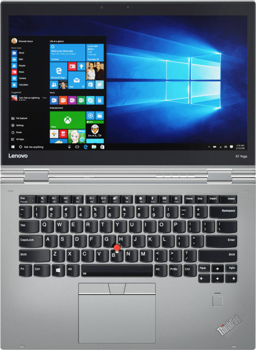 Lenovo ThinkPad X1 Yoga Gen 2, stříbrná_983369625