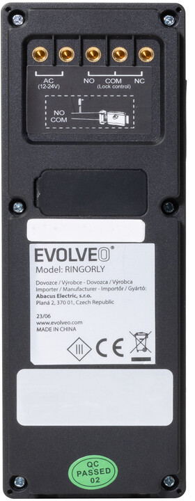 EVOLVEO Ringo RELAY - WiFi videozvonek s otevíráním brány + zvonek do zásuvky_1501430707