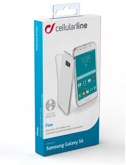 CellularLine Fine extratenký zadní kryt pro Samsung Galaxy S6, bezbarvá_711710040